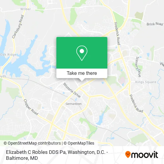 Mapa de Elizabeth C Robles DDS Pa
