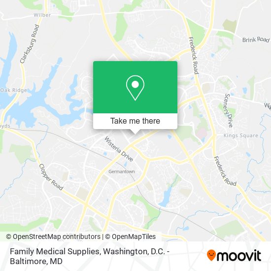 Family Medical Supplies map