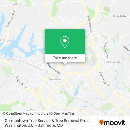Germantown Tree Service & Tree Removal Pros map