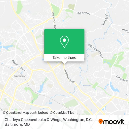 Mapa de Charleys Cheesesteaks & Wings