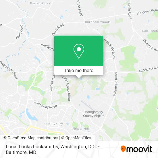 Local Locks Locksmiths map