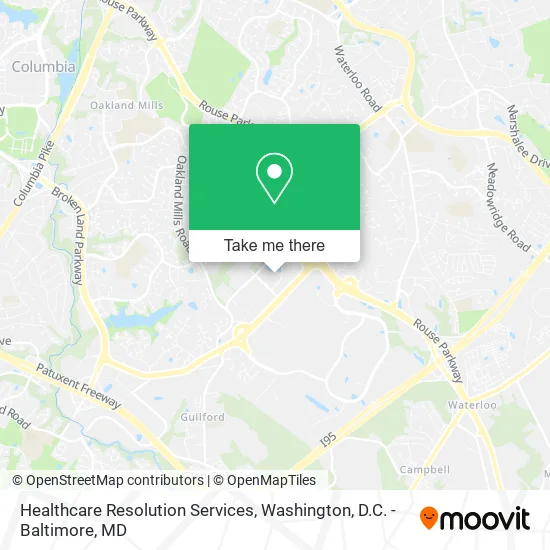 Mapa de Healthcare Resolution Services