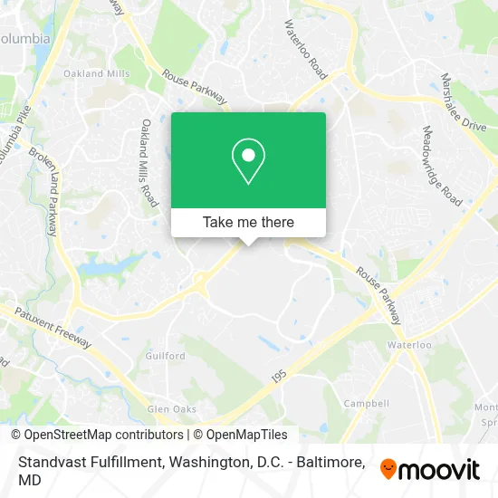 Standvast Fulfillment map