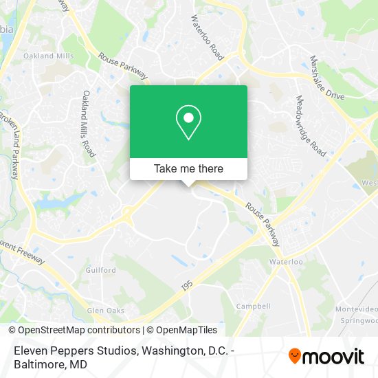 Eleven Peppers Studios map