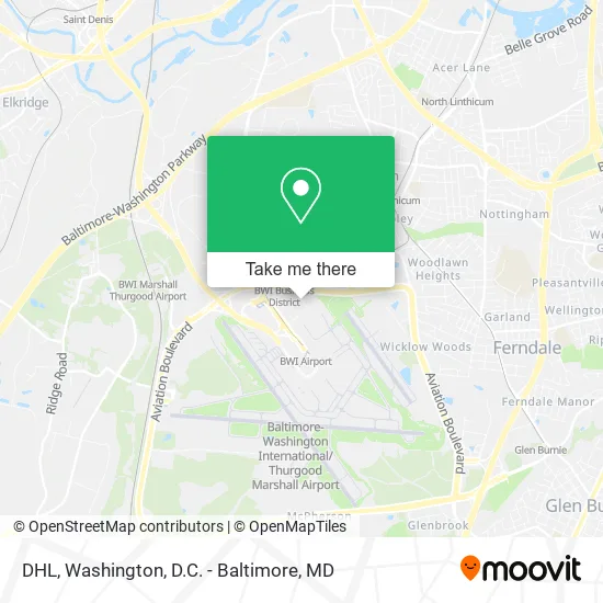 DHL map