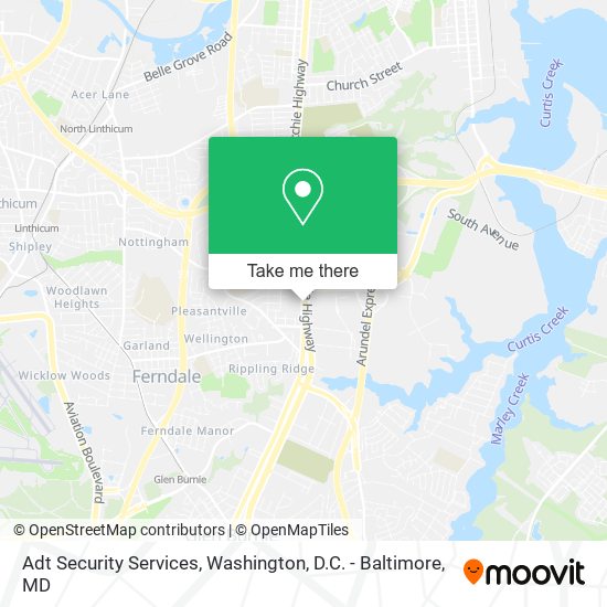 Adt Security Services map