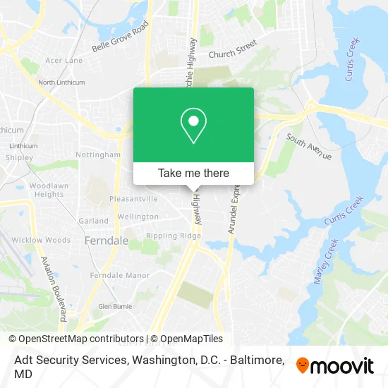 Adt Security Services map