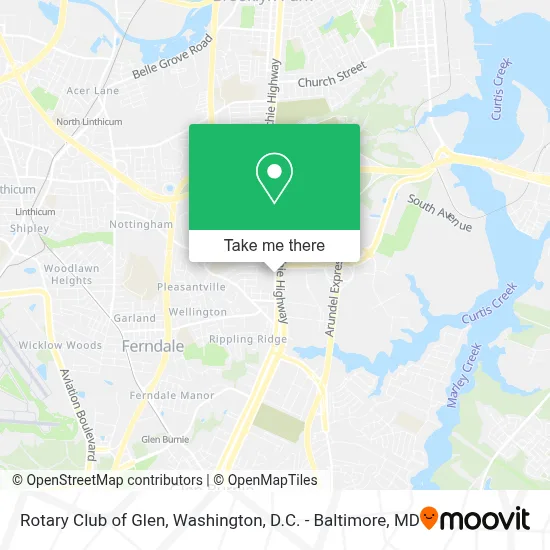 Rotary Club of Glen map