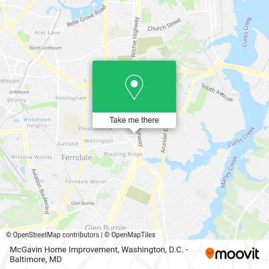 McGavin Home Improvement map