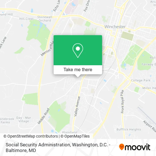 Social Security Administration map