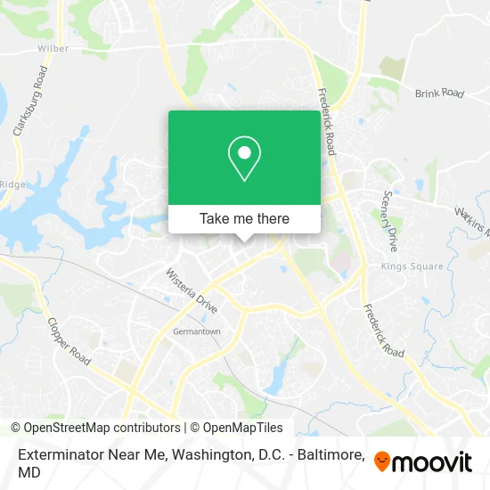 Exterminator Near Me map
