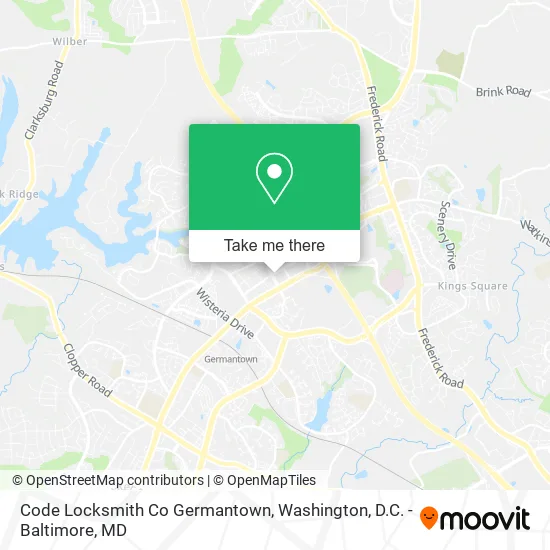 Mapa de Code Locksmith Co Germantown