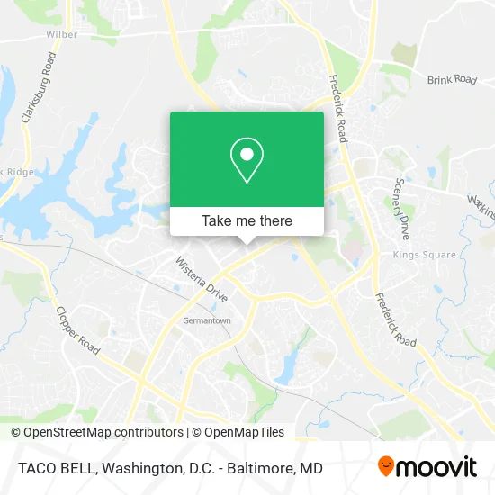 Mapa de TACO BELL