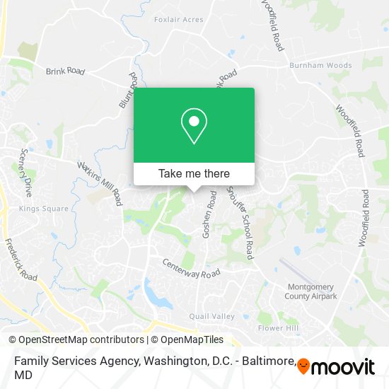Mapa de Family Services Agency