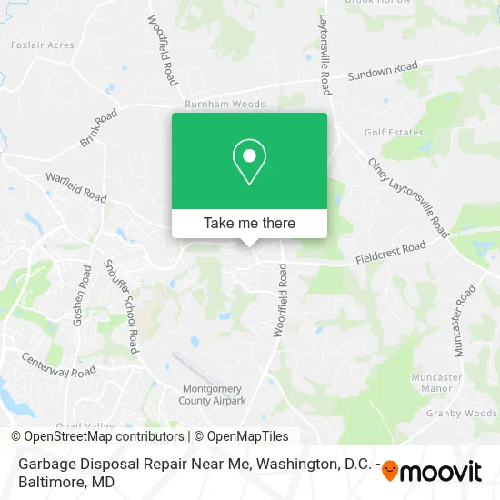 Garbage Disposal Repair Near Me map