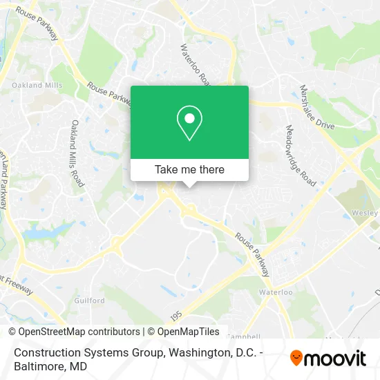 Construction Systems Group map