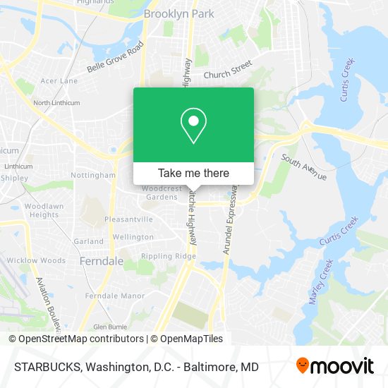 STARBUCKS map
