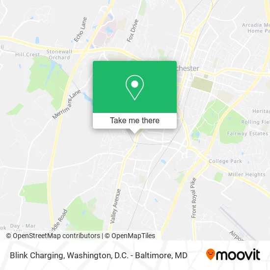 Blink Charging map