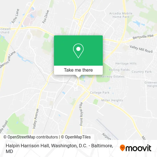 Halpin Harrison Hall map