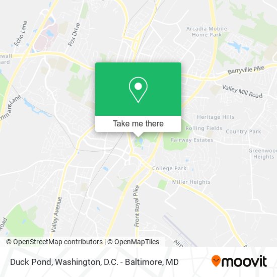 Mapa de Duck Pond