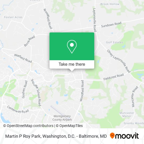 Mapa de Martin P Roy Park