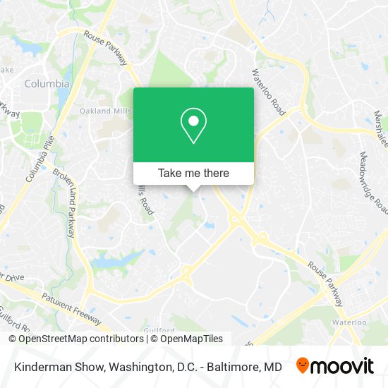 Kinderman Show map
