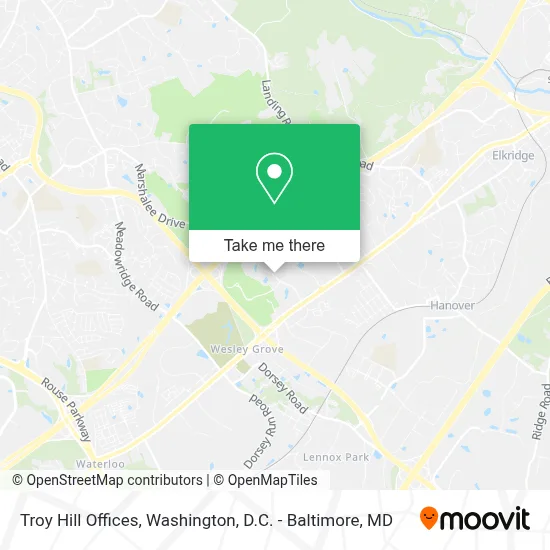 Troy Hill Offices map