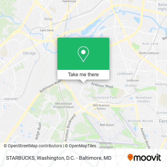 STARBUCKS map