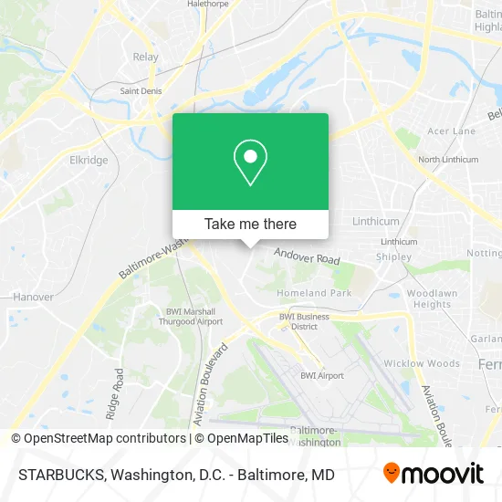 STARBUCKS map