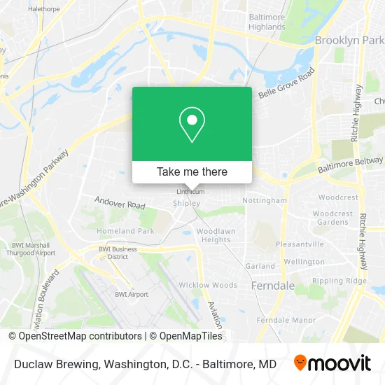 Duclaw Brewing map