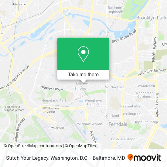 Stitch Your Legacy map