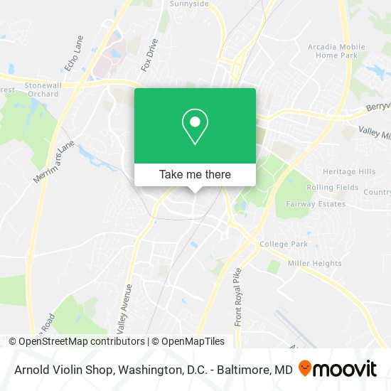 Arnold Violin Shop map