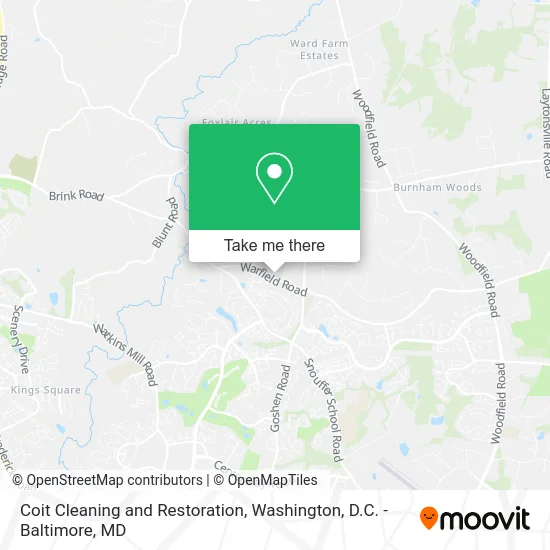 Coit Cleaning and Restoration map