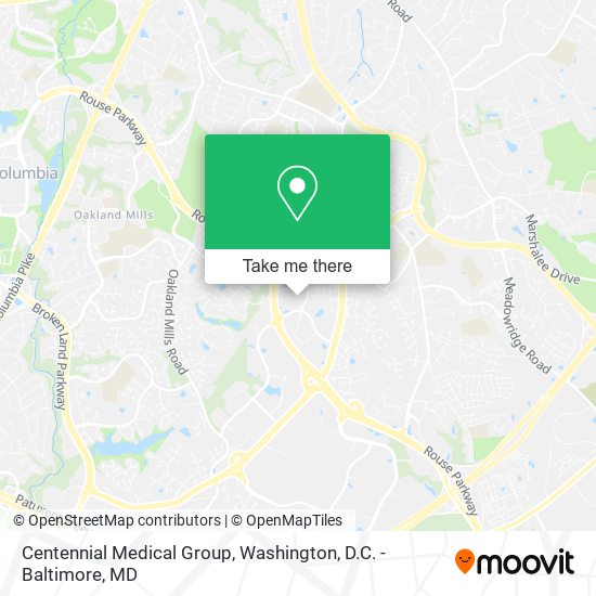 Centennial Medical Group map