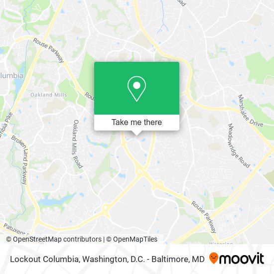 Mapa de Lockout Columbia