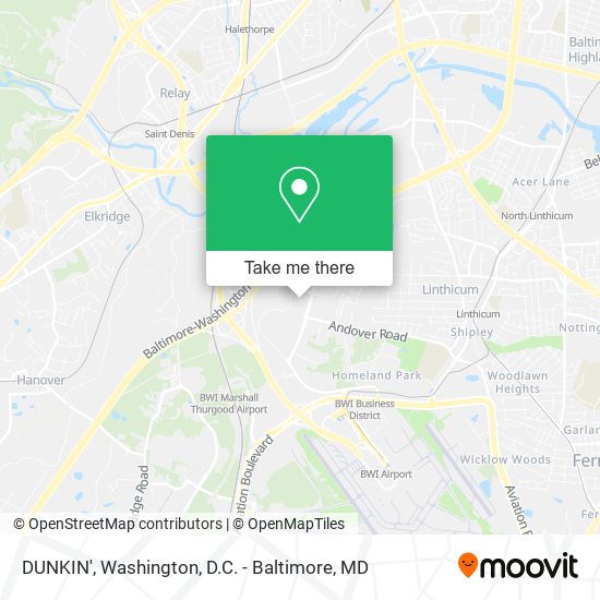 Mapa de DUNKIN'