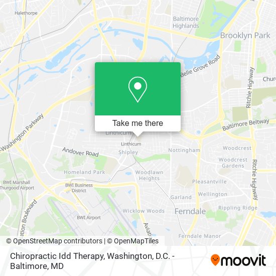 Chiropractic Idd Therapy map