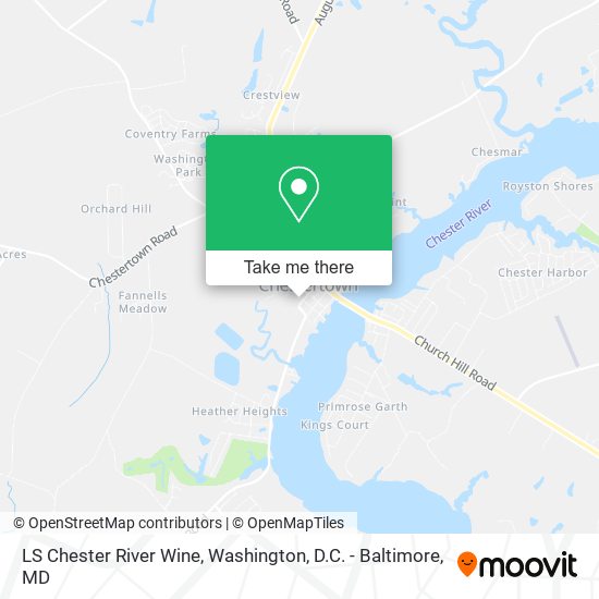 LS Chester River Wine map