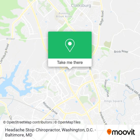 Headache Stop Chiropractor map