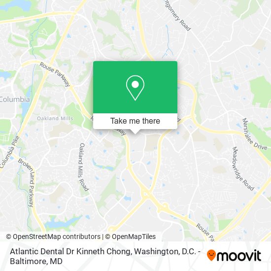 Mapa de Atlantic Dental Dr Kinneth Chong