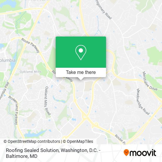 Roofing Sealed Solution map