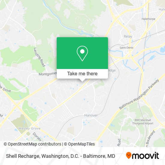 Shell Recharge map