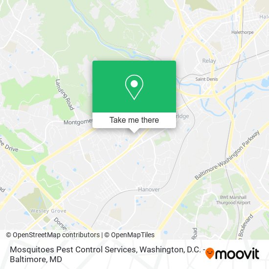 Mosquitoes Pest Control Services map