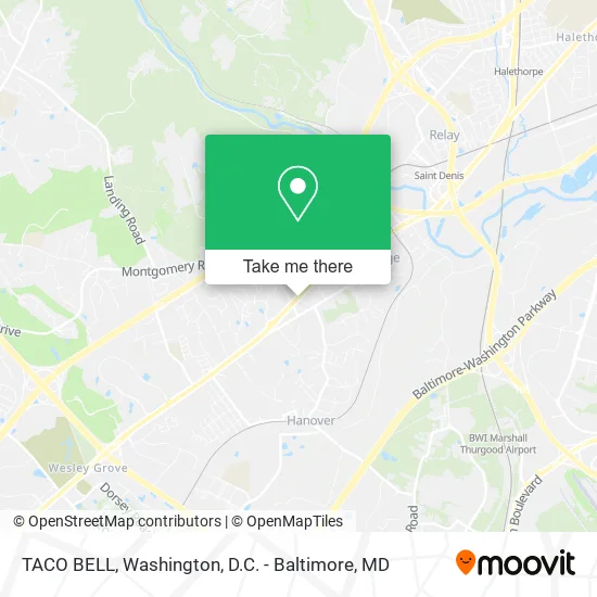 Mapa de TACO BELL