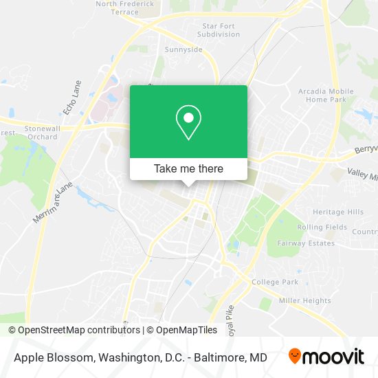 Mapa de Apple Blossom