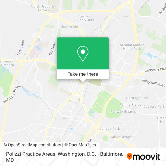 Polizzi Practice Areas map