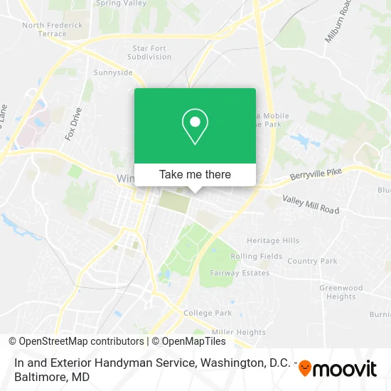 In and Exterior Handyman Service map