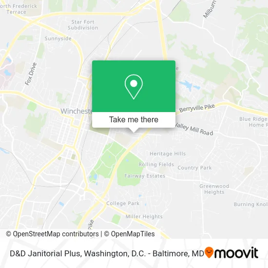 D&D Janitorial Plus map