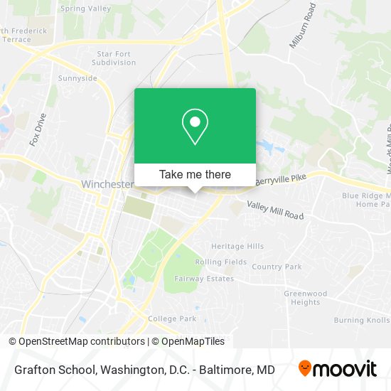 Mapa de Grafton School