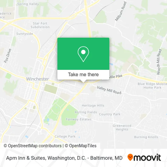 Apm Inn & Suites map